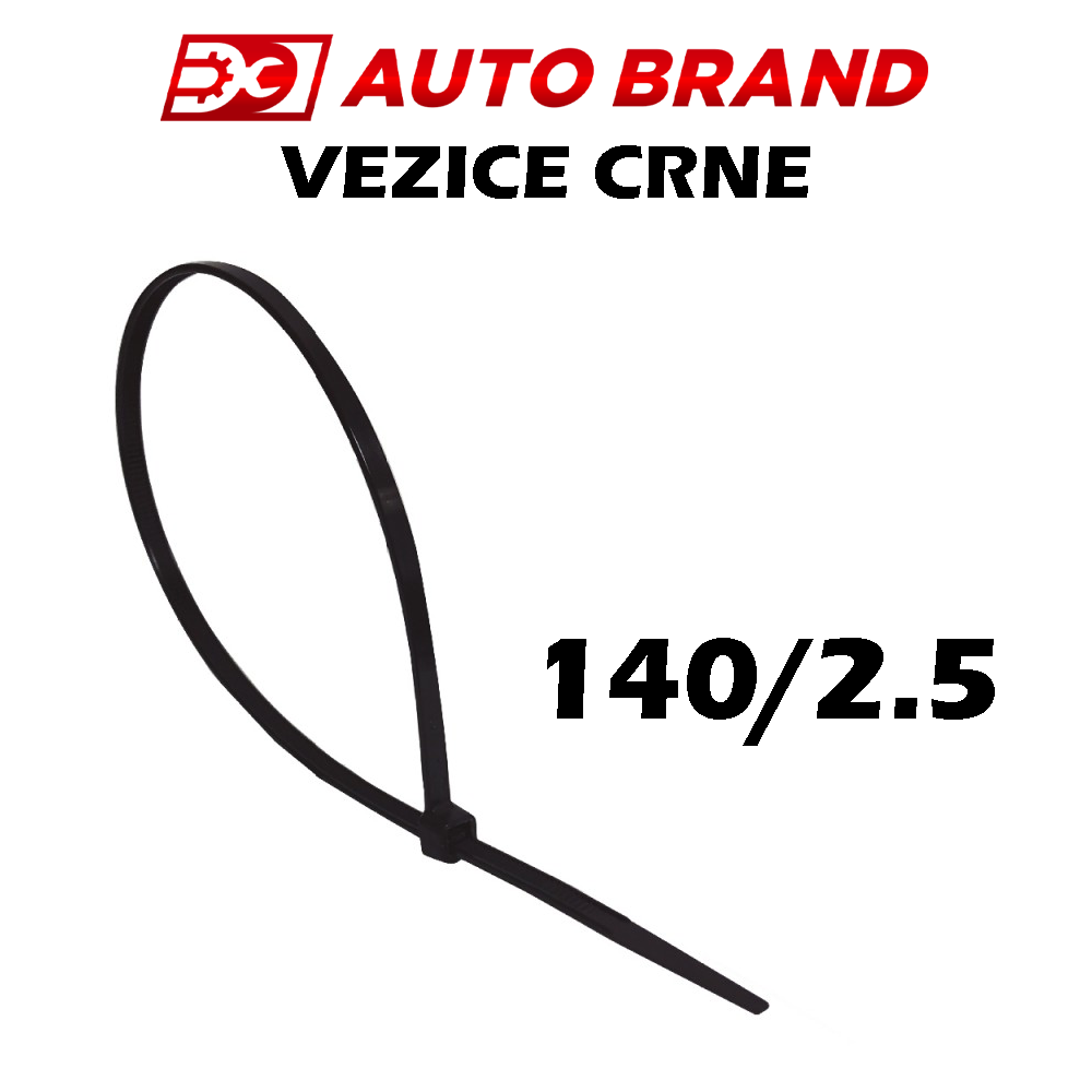 Vezice crne 140-2.5